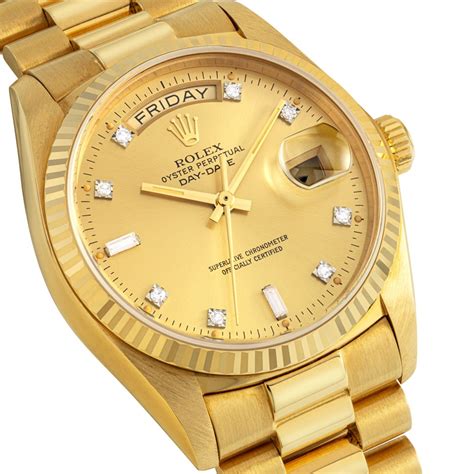 rolex gold day|solid gold Rolex day date.